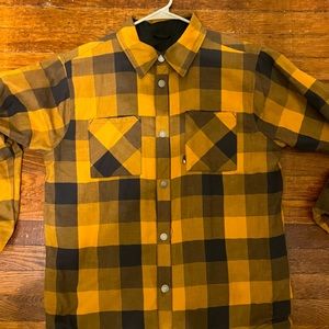 North Face reversible flannel jacket